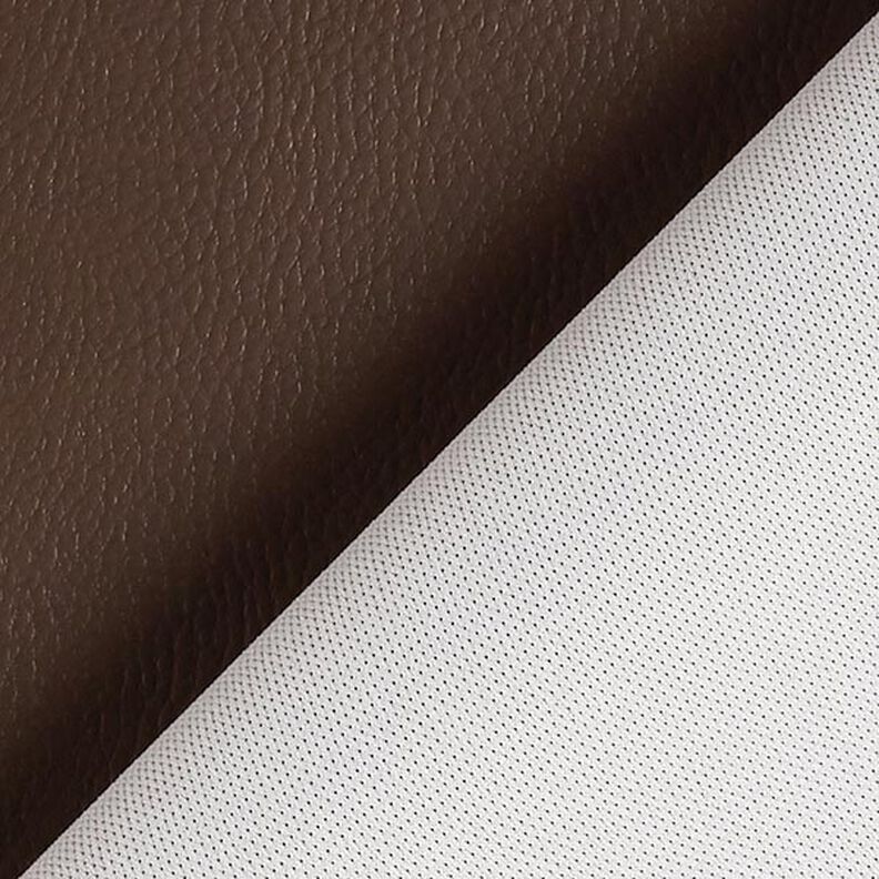Imitation Leather – dark brown,  image number 3