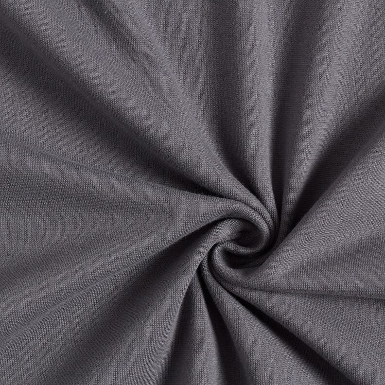 GOTS Cotton Ribbing | Tula – dark grey,  image number 1