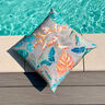 Outdoor Fabric Canvas Tropical Leaves – coral,  thumbnail number 6
