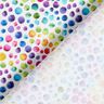 Cotton Poplin Rainbow dots Digital Print – white/colour mix,  thumbnail number 4