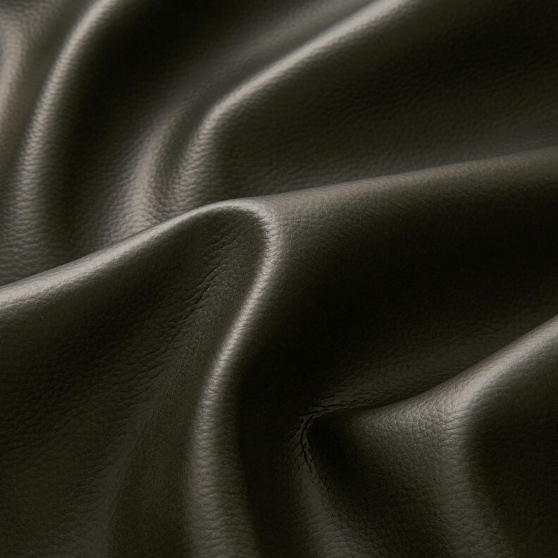 Upholstery Fabric Imitation Leather Embossed – stone grey,  image number 2