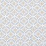 Cotton Poplin floral circles – white/green,  thumbnail number 1