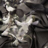 Chiffon glittering pinstripe batik look – black/white,  thumbnail number 2