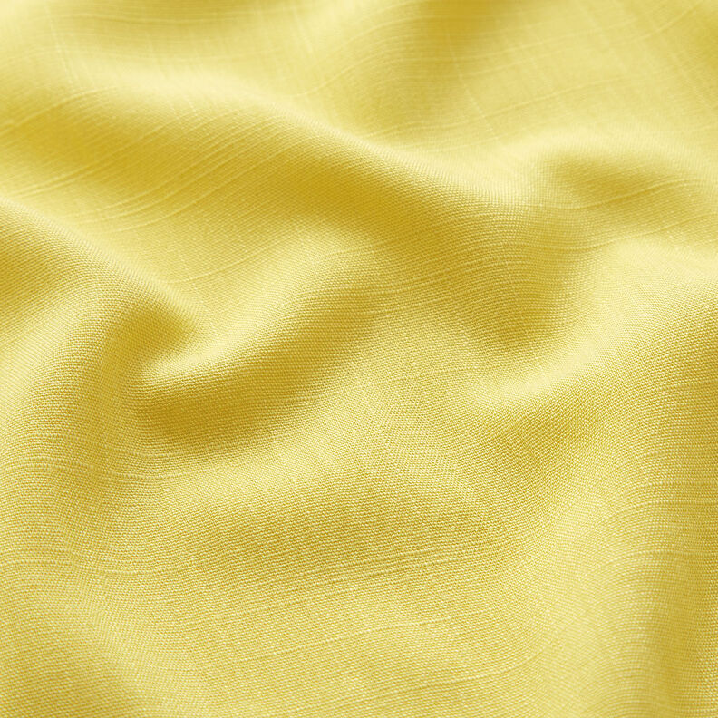 Linen look viscose fabric – light yellow,  image number 2