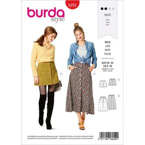 Skirt, Burda 6252 | 34-44, 