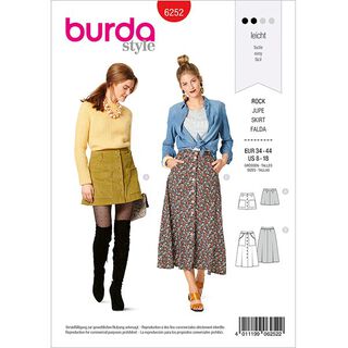 Skirt, Burda 6252 | 34-44, 