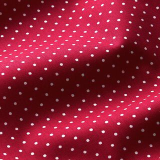 Coated Cotton Little Dots – red, 