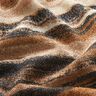 Jersey glitter blurred stripes – brown/black,  thumbnail number 3