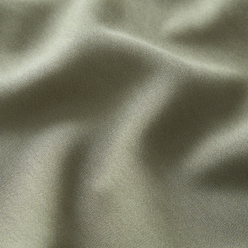 Plain viscose fabric – khaki,  image number 2