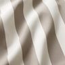 Outdoor Fabric Canvas Block Stripes – silk grey/ivory,  thumbnail number 2