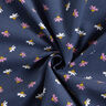 Baby Cord little flowers – navy blue,  thumbnail number 3