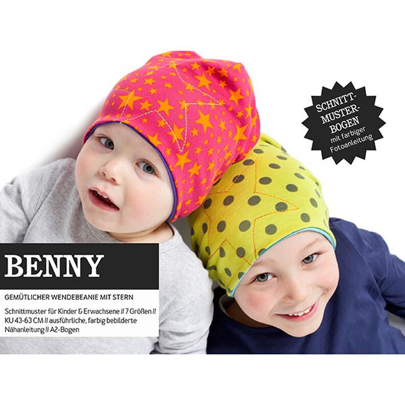 BENNY - reversible beanie for adults and kids alike, Studio Schnittreif,  image number 1
