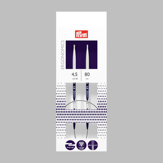 4.5|80cm Circular Knitting Needle Ergonomics | Prym, 