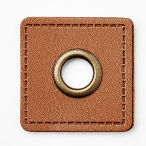 Eyelet patch [30 x 30 mm] – bronze/copper, 