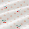 Poplin Polka Dots and Cherries – white/rosé,  thumbnail number 2