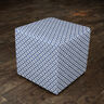 Outdoor fabric jacquard rhombus – blue,  thumbnail number 8