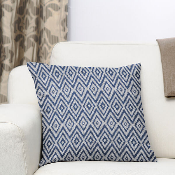 Outdoor fabric jacquard Ethno – blue,  image number 6