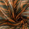 Chiffon with tiger print glitter pinstripes – black/copper,  thumbnail number 3