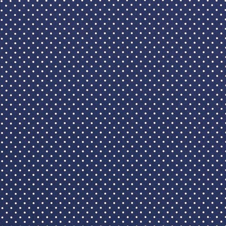 Cotton Poplin Little Dots – navy blue/white,  image number 1