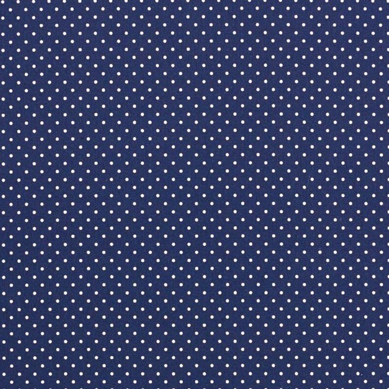 Cotton Poplin Little Dots – navy blue/white,  image number 1