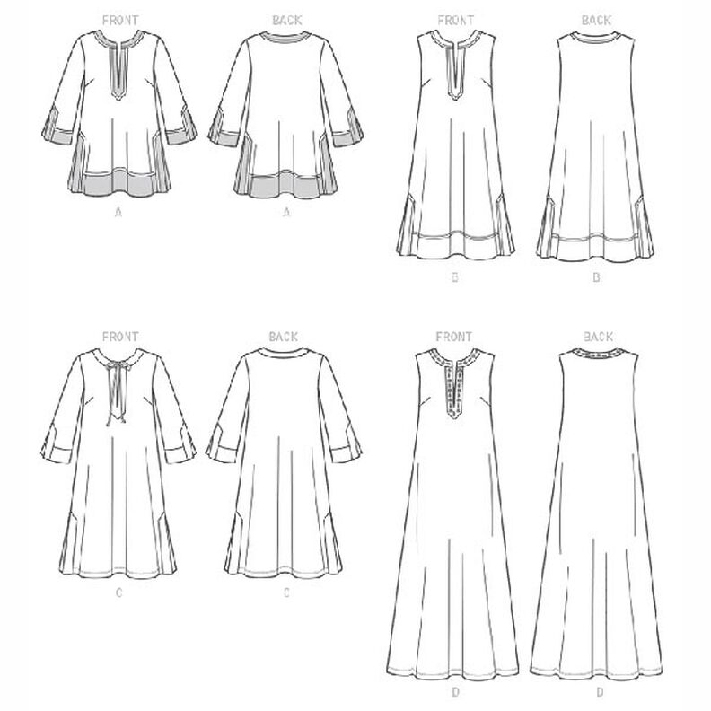 Tunic/Dress , McCalls 7408 | 16 - 26,  image number 8