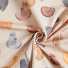 Decor Fabric Half Panama painted cats – light beige,  thumbnail number 3