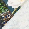 Digital Print Half Panama Decor Fabric Peacock – dark green,  thumbnail number 5