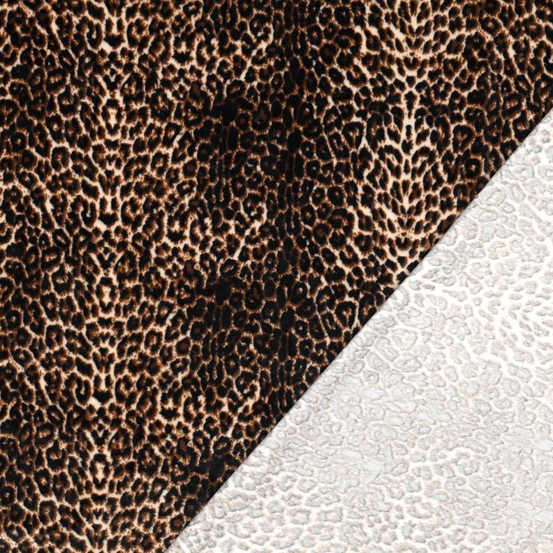 Nicky Velour Leopard print pattern – cream/black, image number 4