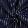 stretch pinstripe trouser fabric – midnight blue/white,  thumbnail number 3