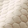 Upholstery Fabric Velvet Honeycomb Quilt – sand,  thumbnail number 2