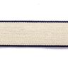 Belt Webbing  [ 3,5 cm ] – navy blue/beige,  thumbnail number 1