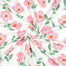 Brushed Sweatshirt Fabric Flowers | by Poppy – ivory/pink,  thumbnail number 3
