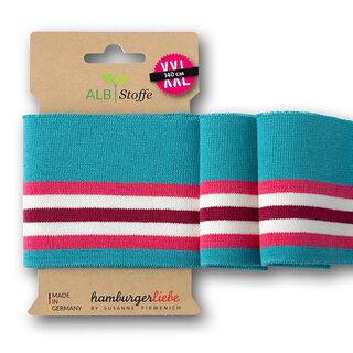 GOTS Organic Knit Ribbing CUFF ME COLLEGE [140 cm | 7,5 cm] | Albstoffe | Hamburger Liebe, 