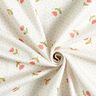 Decor Fabric Sateen cute tulips – ivory/lobster,  thumbnail number 3
