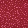 French Terry hearts | Poppy Fabrics – dark red/pink,  thumbnail number 1