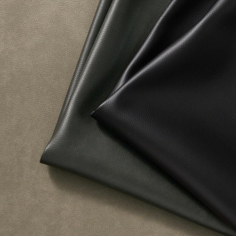 Upholstery Fabric Imitation Leather Embossed – medium brown,  image number 6