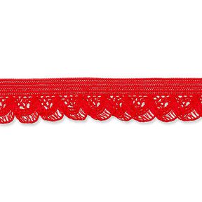 Elasticated Ruffle [15 mm] – red, 