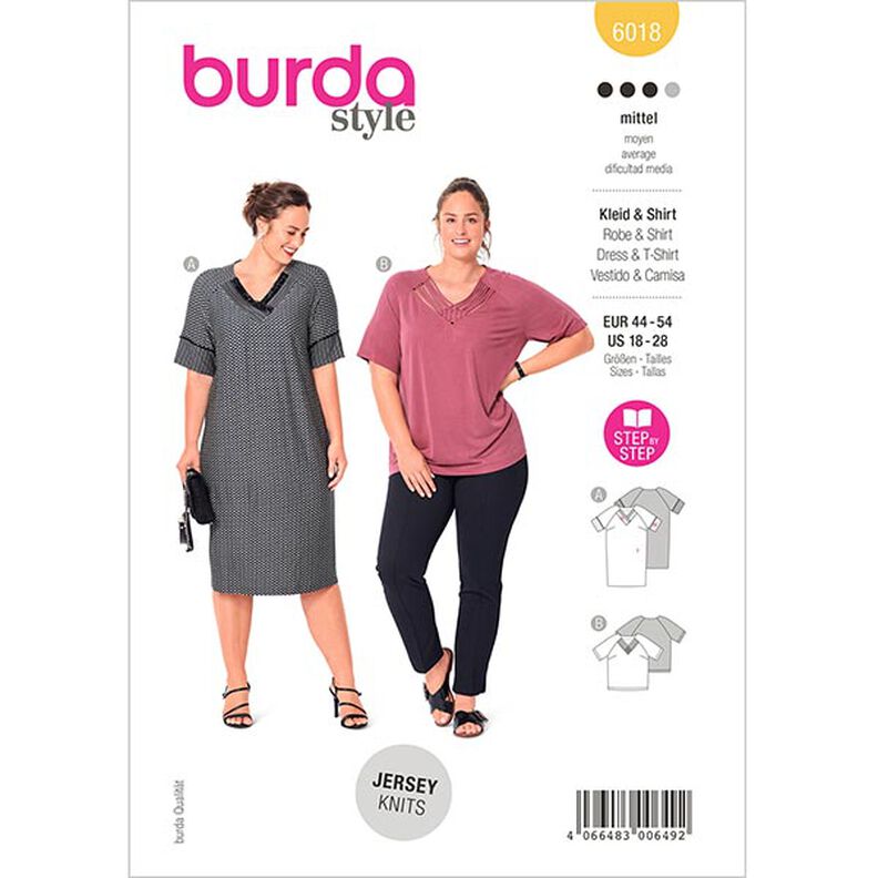 Dress / Shirt,Burda 6018 | 44 - 54,  image number 1