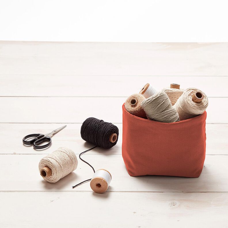 Cotton Cretonne Plain – terracotta, image number 7