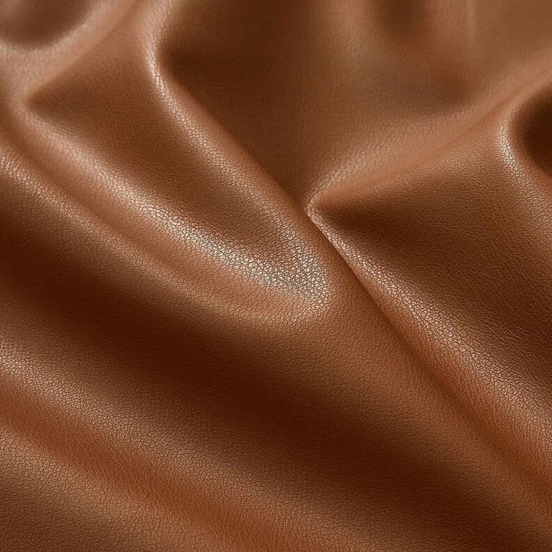 Imitation Leather with velour reverse  – cinnamon,  image number 2