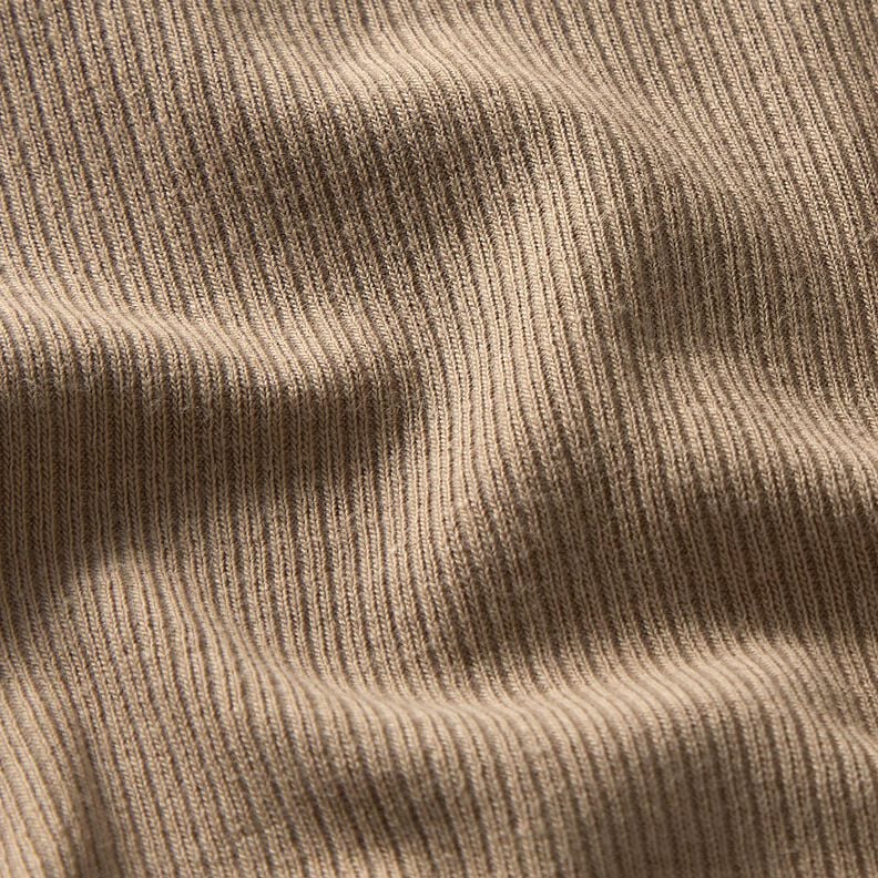 Ribbed Jersey fine 2-1-1-1 ribs – taupe,  image number 2