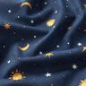 Decor Fabric Glow in the dark night sky – gold/navy blue,  thumbnail number 12