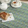 Coated Cotton artistic tiles – petrol/yellow,  thumbnail number 7