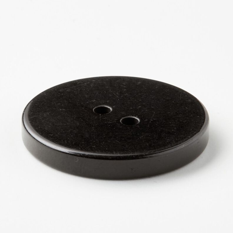 2-hole button shiny [Ø 25 mm] – black,  image number 3