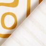 Decor Fabric Half Panama abstract striped pattern – mustard/natural,  thumbnail number 4