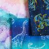 Cotton Jersey Rainbow Dragon Denim Look | Glitzerpüppi – blue-black/indigo,  thumbnail number 8