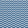 Cotton Cretonne Zigzag – navy blue/white,  thumbnail number 1