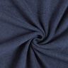 Cotton Sweatshirt Fabric Terry Fleece – navy blue,  thumbnail number 1