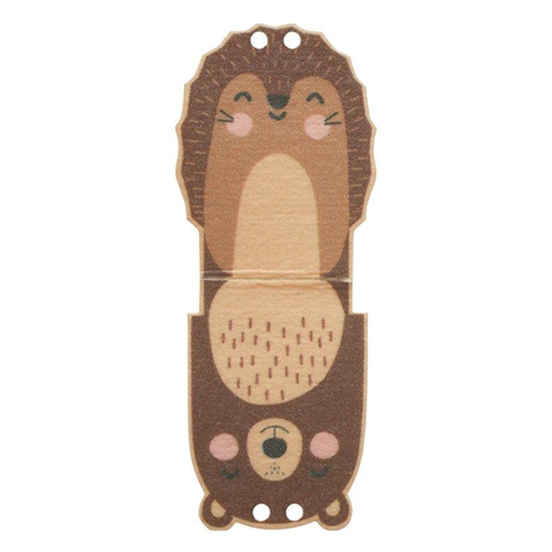 Adornment teddy/hedgehog, 19 mm | Prym – medium brown,  image number 1
