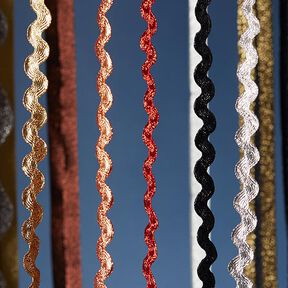 Lurex Rickrack [12mm] - silver, 